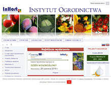 Tablet Screenshot of inhort.pl